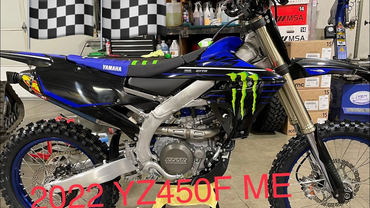 2022 Yamaha YZ450F ME***GYTR Air box, Clutch cover. Upgraded Water pump. Titanium FMF 4.1 Slip-on.