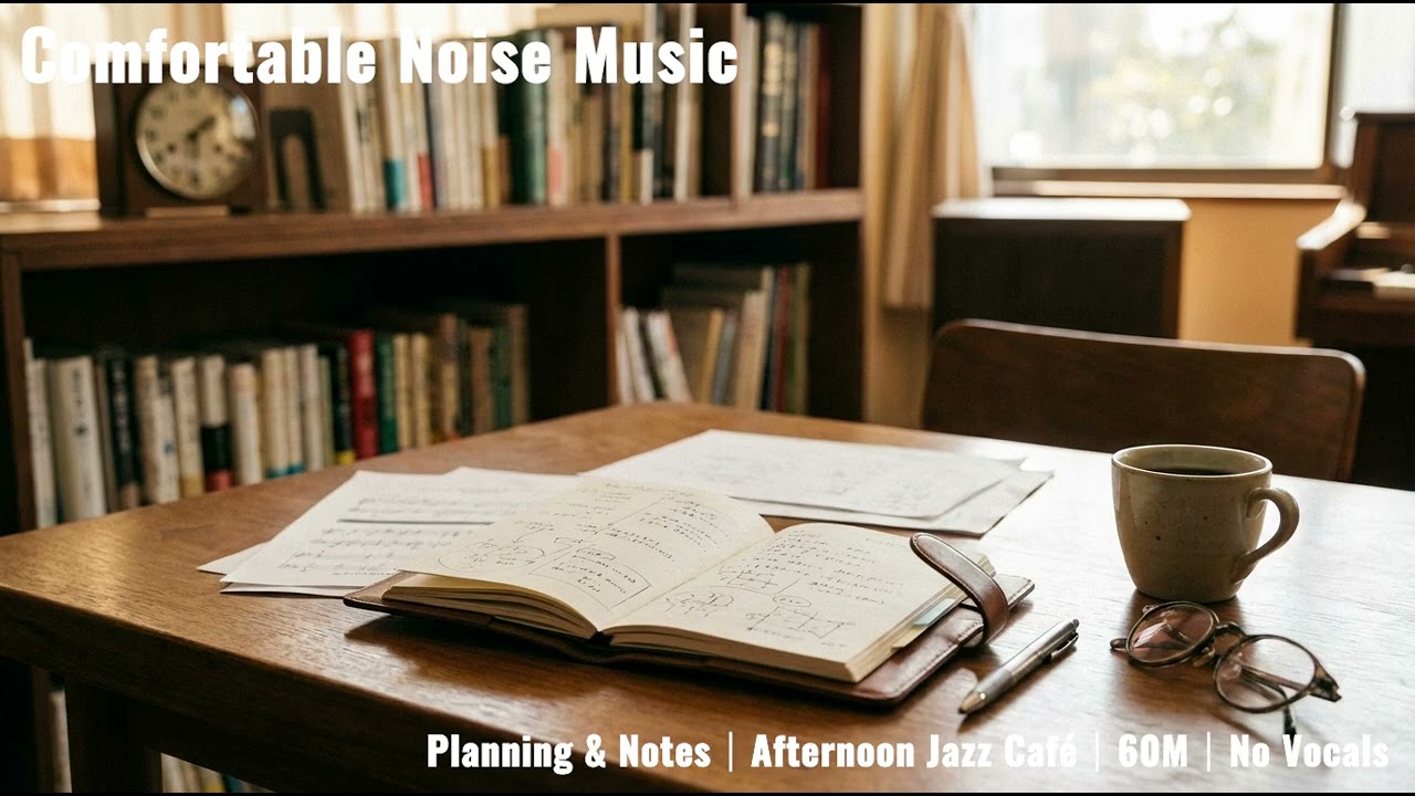 【BGM for work／60 minitus】When you want to think｜Planning & Notes｜60M｜No Vocals
