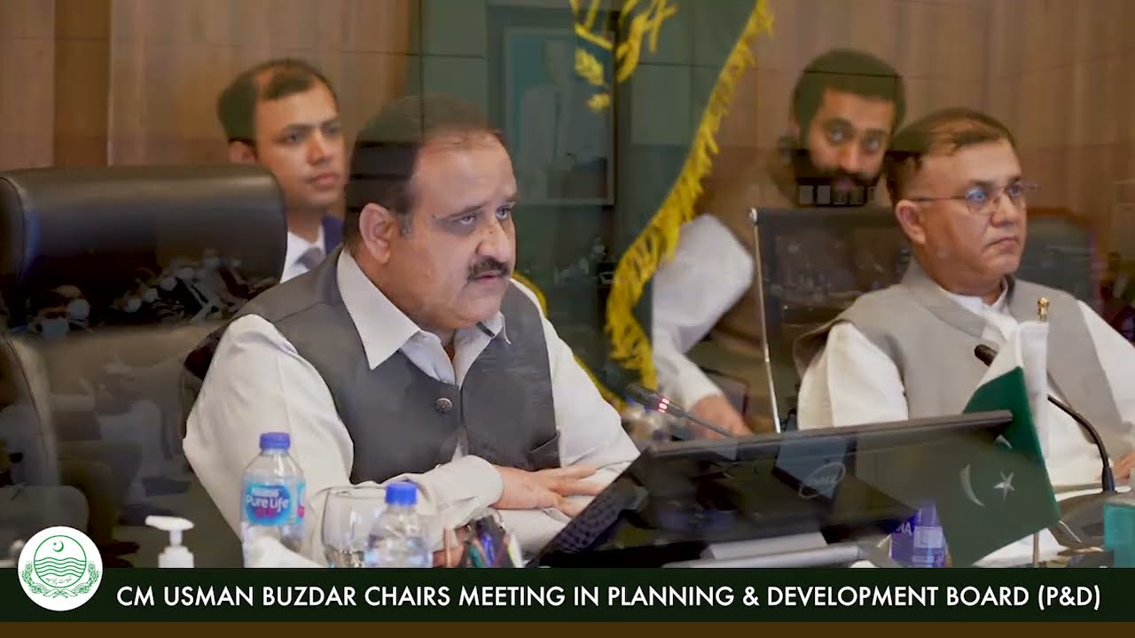 Planning & Development Board Meeting chaired by Chief Minister Punjab Sardar Usman Buzdar