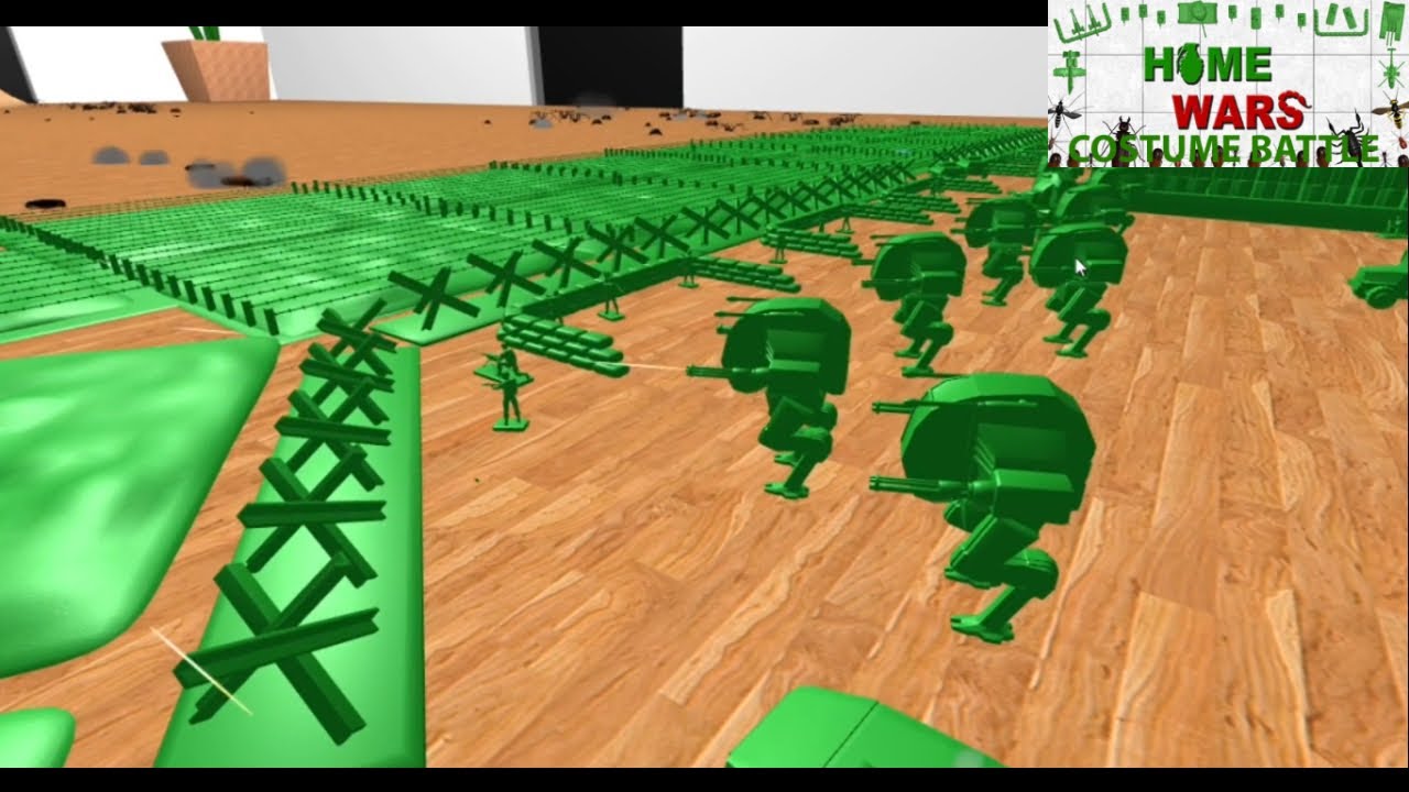MECH UNITS HOLDING THE LINE IN GREEN ARMY OFFENSIVE OPERATION| HOME WARS | COSTUME BATTLE #24