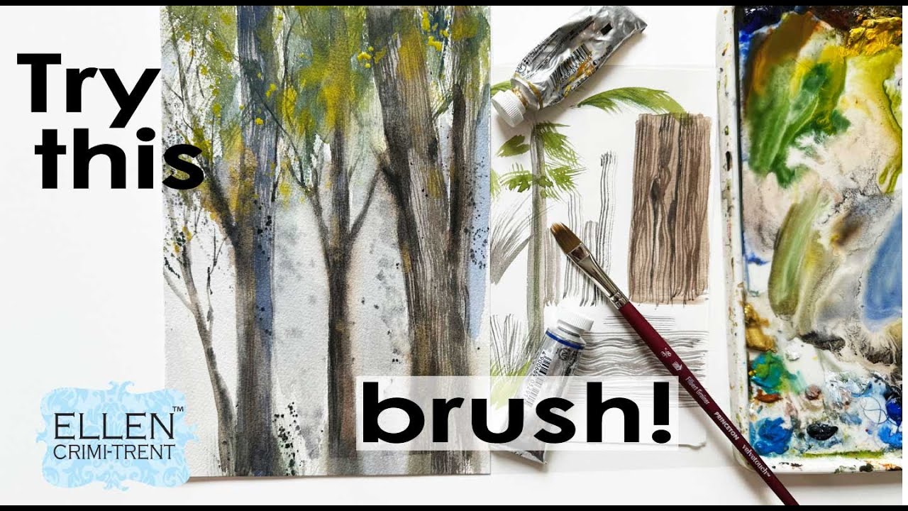 Try this watercolor  brush to create grain & other textures!