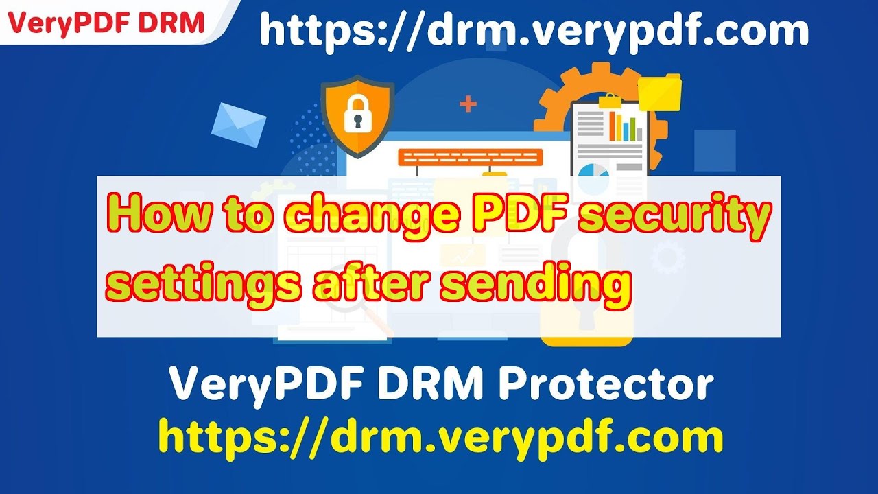 How to change PDF security settings after sending