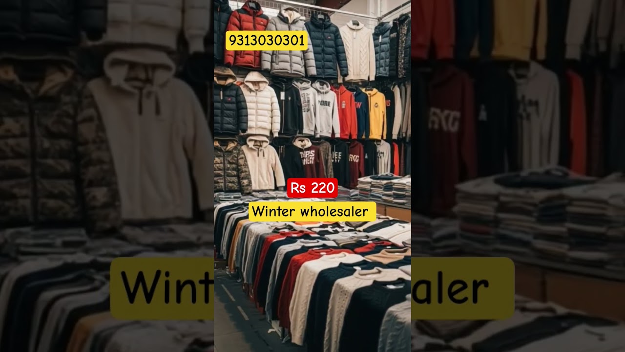 winter jacket wholesale | winter jacket hoodies sweater wholesale market Delhi Gandhi #DreamScreenAI