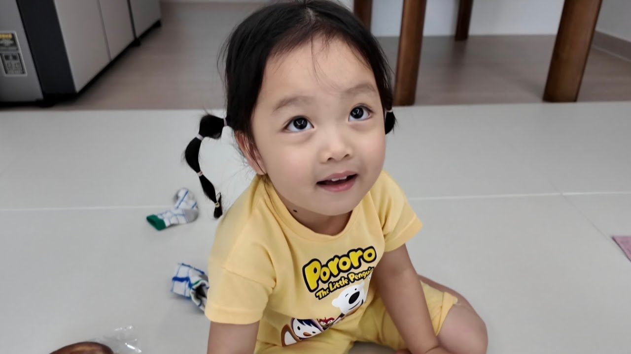 아빠 어릴때였으면 진짜...하...ㅋ #육아브이로그 