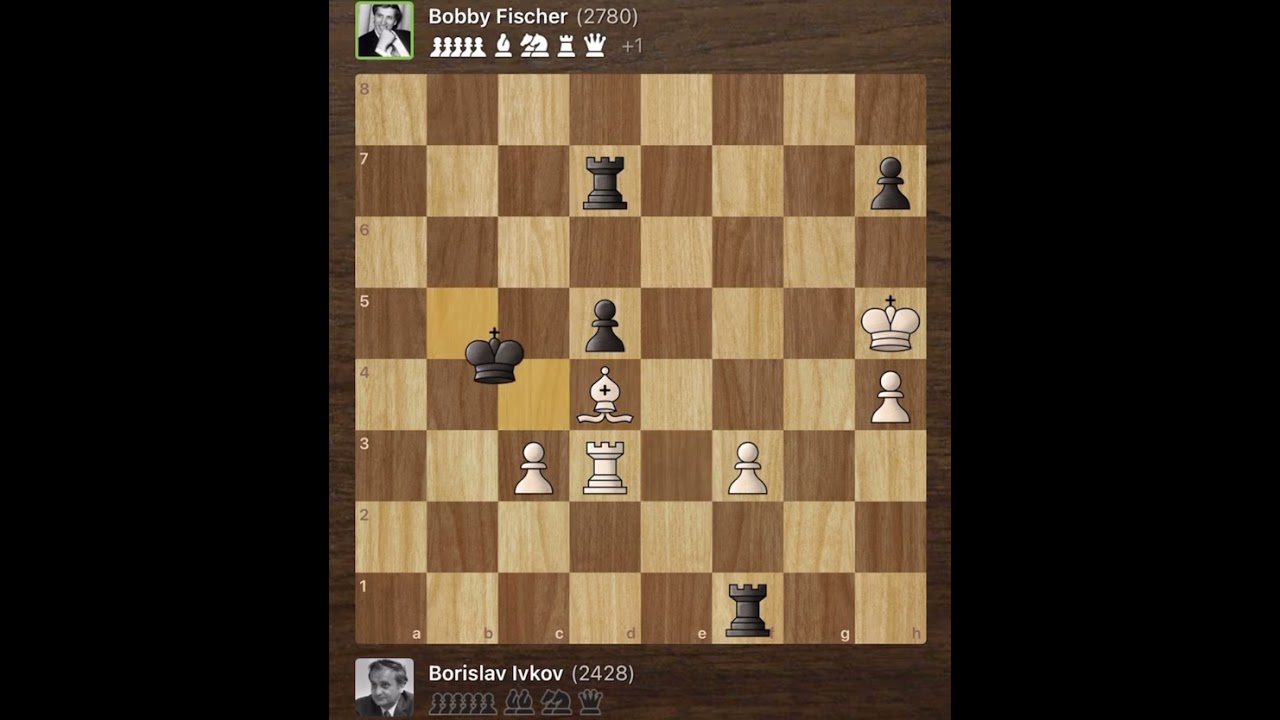 Borislav Ivkov vs Bobby Fischer • Vinkovci - Croatia, 1968