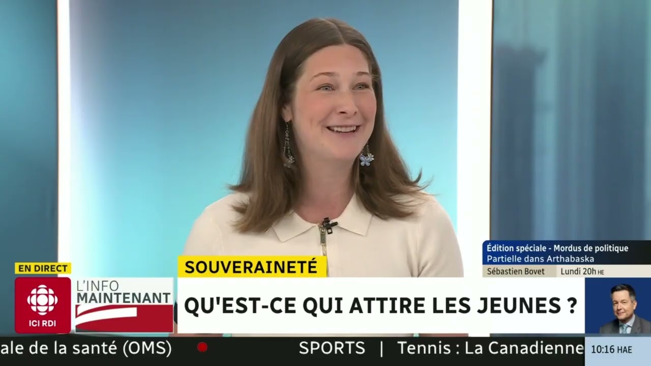 56% des jeunes Québécois·es pour l’indépendance : Entrevue Camille Goyette-Gingras