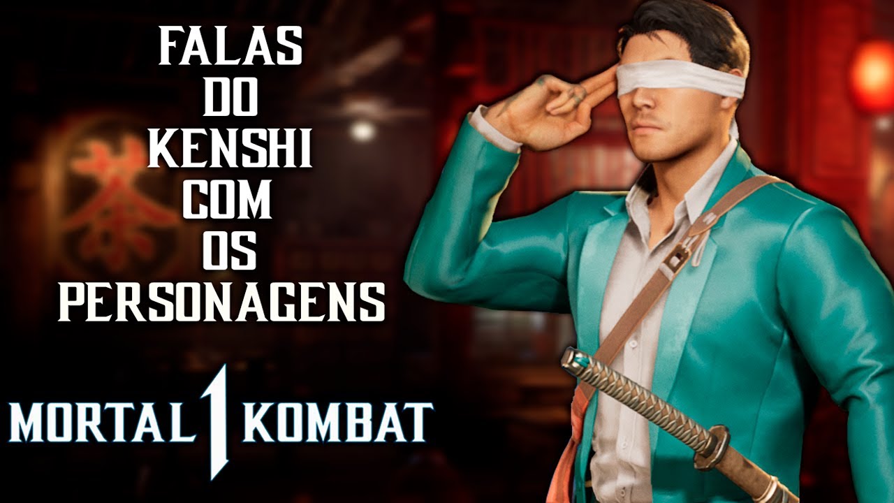 FALAS DO KENSHI COM OS PERSONAGENS - MK1