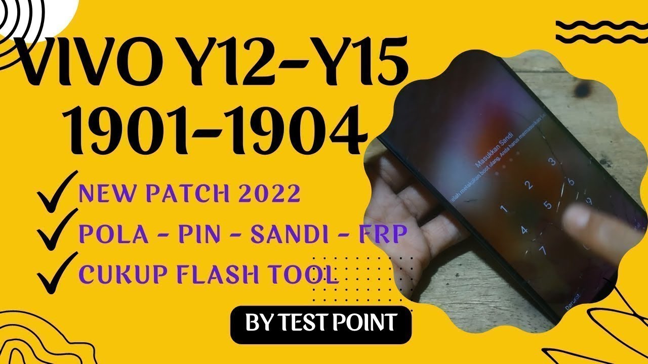 ‼️ new security patch ‼️ vivo y12 / y15 1901 - 1904  lupa pola / pin / sandi