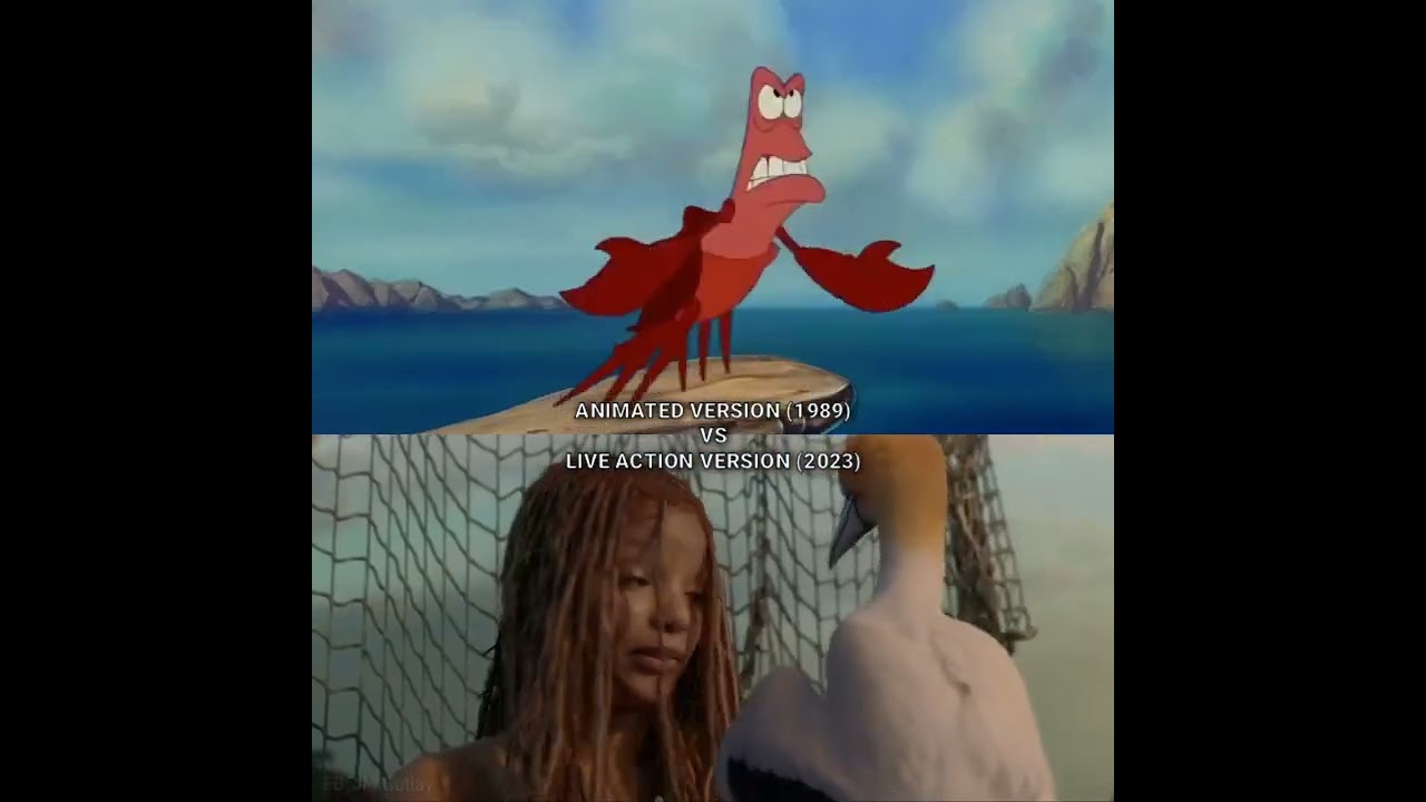 Disney's The Little Mermaid | Official Trailer | Animated (1989) vs Live Action (2023)