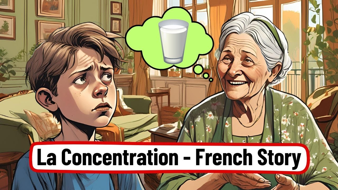 La Leçon de Concentration - French Short Story for Beginners | French Listening & Speaking