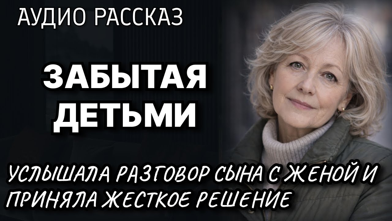 ЗАБЫТАЯ ДЕТЬМИ: Услышала разговор сына с женой и приняла жесткое решение/ Жизненные истории у камина
