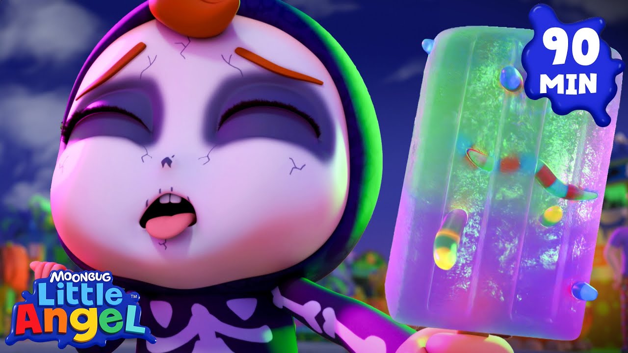 Halloween Party Ice-Cream Fun! 🍨🍦 | Fun Sing Along Songs by @LittleAngel Playtime