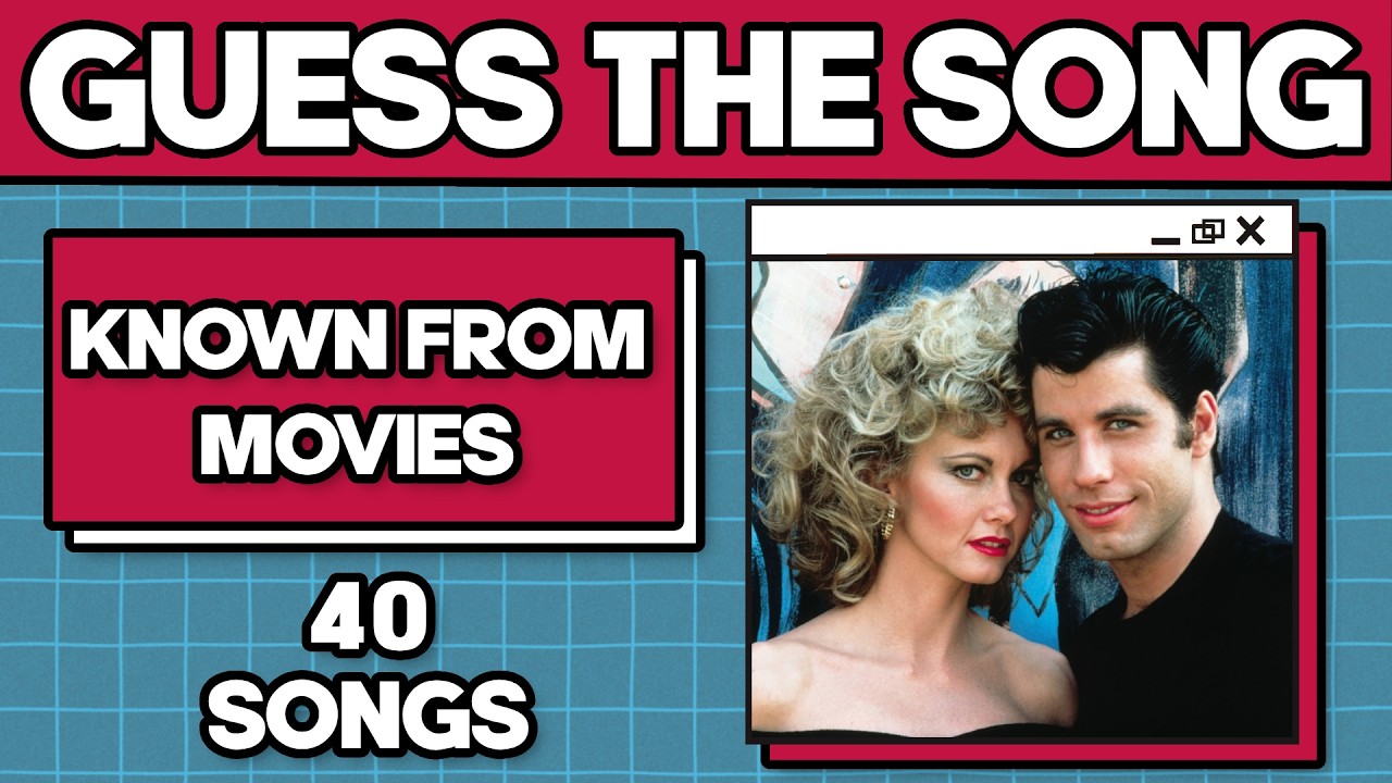 GUESS THE SONGS KNOWN FROM MOVIES 🎬 ✨ | Music Quiz