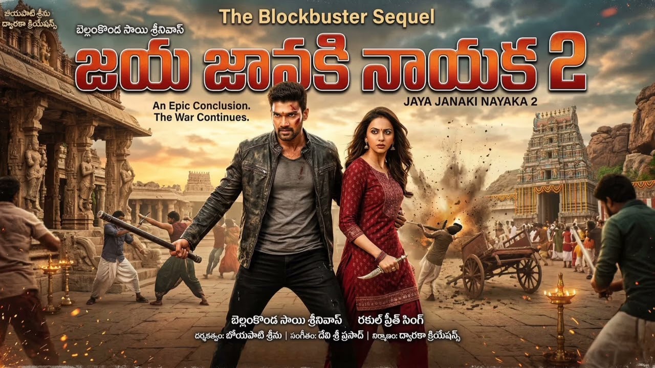 జయ జానకి నాయక 2 / బెల్లంకొండ సాయి శ్రీనివాస్/ రకుల్ ప్రీత్ సింగ్/ బోయపాటి శ్రీను/ తెలుగు/సినిమా/