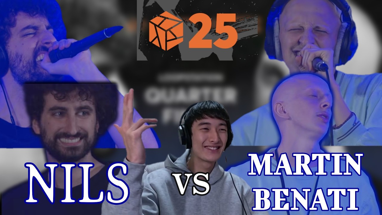 【GBB25 NILS vs MARTIN BENATI】雰囲気抜群の2人！ループ部門の中でも期待と注目のバトル