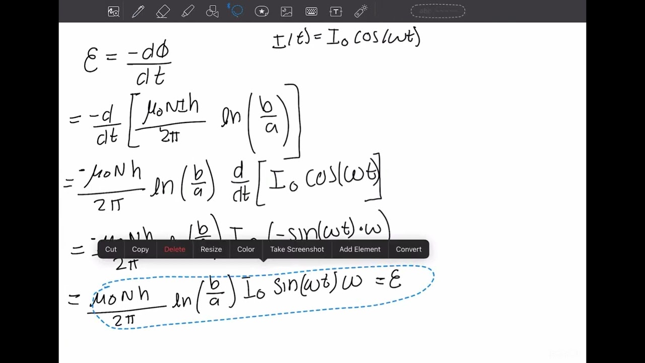 Question 7.26 Griffiths Introduction to Electrodynamics