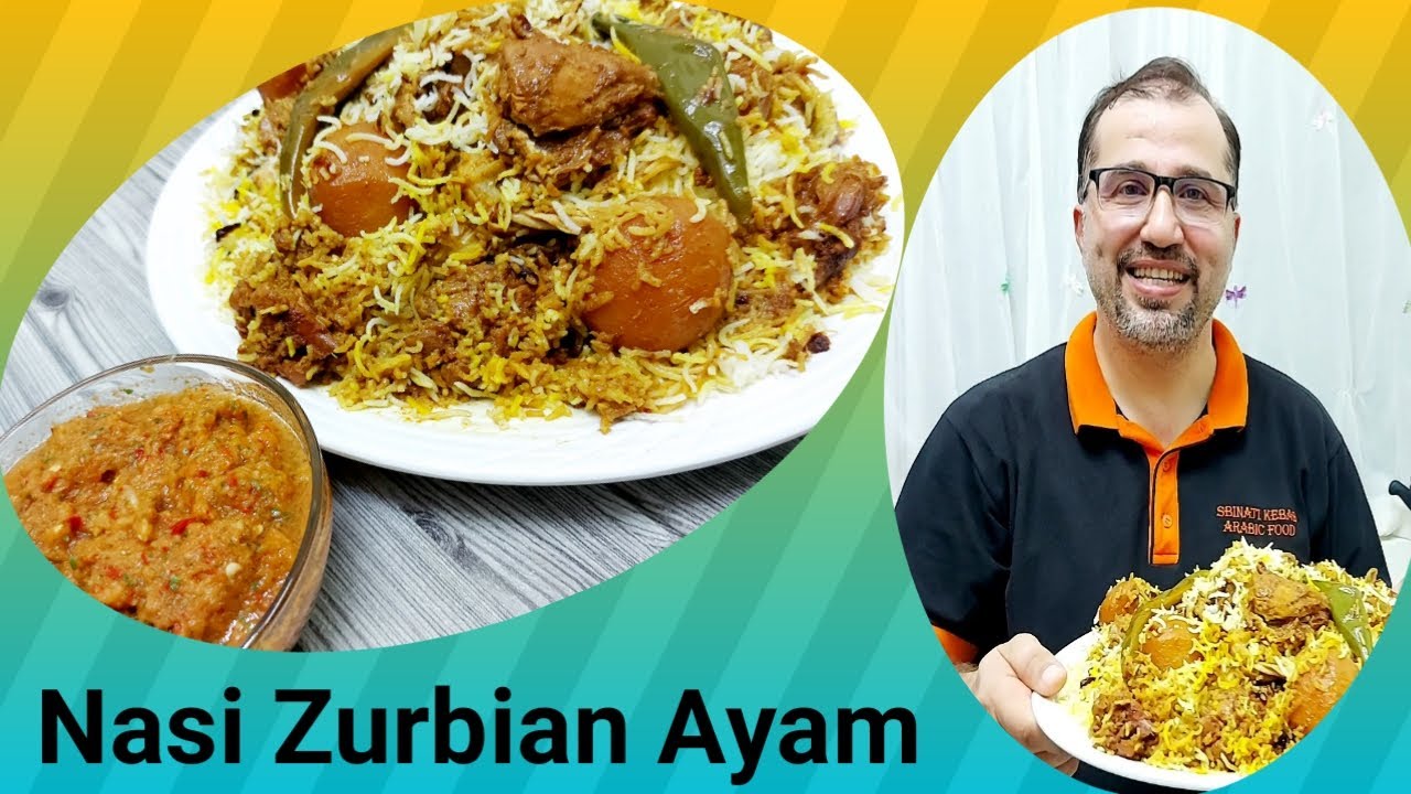 Nasi Zurbian Ayam, Resep Nasi Khas Yaman Lengkap dengan Sambal Zurbian.