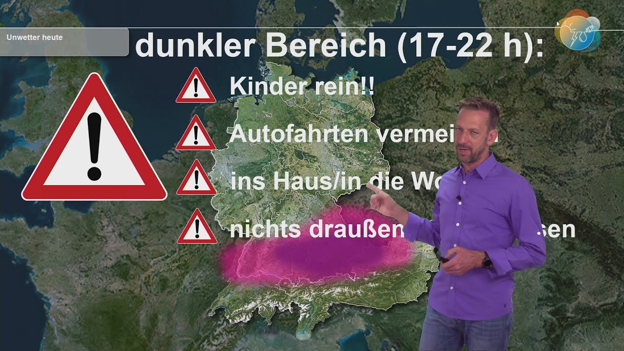 Unwetter-Tag! Heute brennt die Hütte! Orkanböen, Hagel, Starkregen!  Sturm & Gewitter 29.+30. Juni.