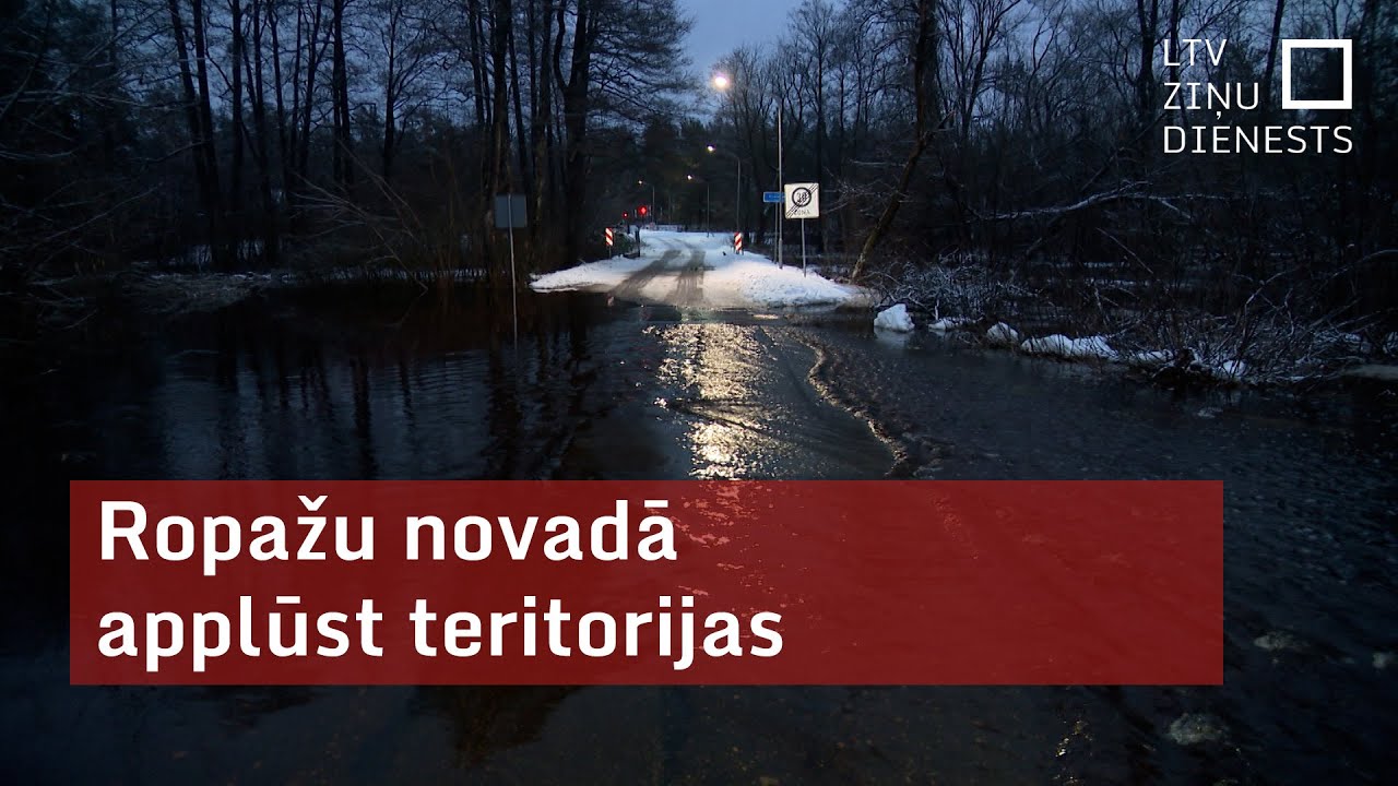 Ropažu novadā applūst teritorijas
