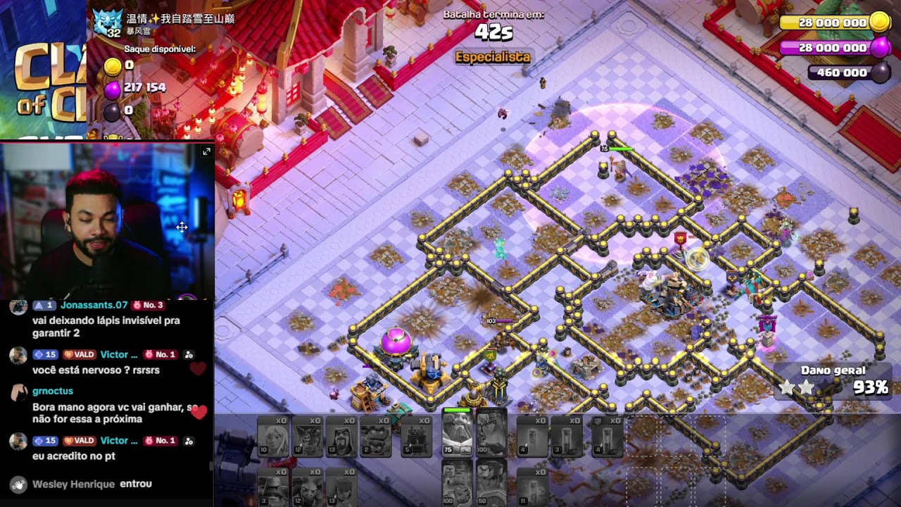 Push Clash of clans VALDS LIVE