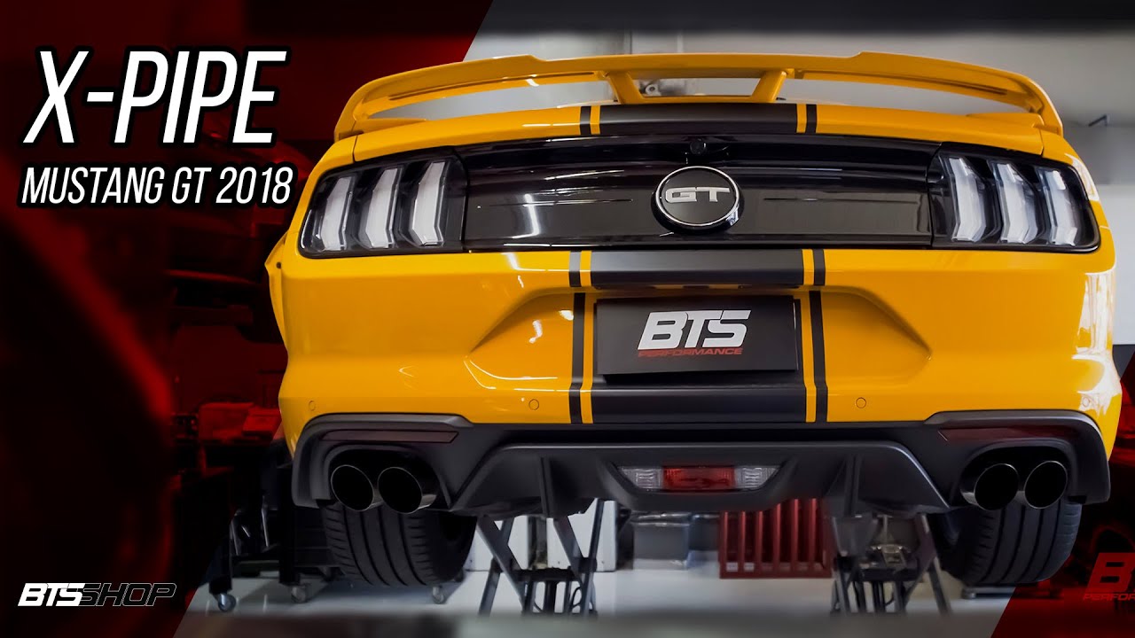 VEJA O X-PIPE NO MUSTANG GT 2018