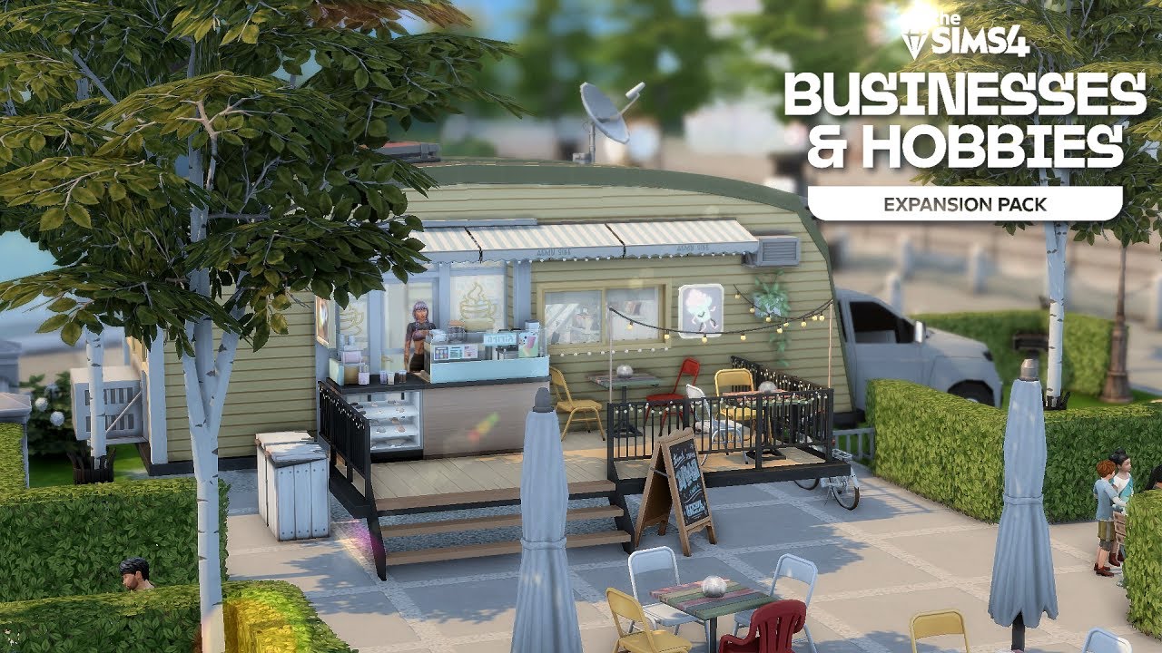 Build a Boba TEA Business in a TINY Trailer! 🚚 | The Sims 4 Business & Hobbies EP