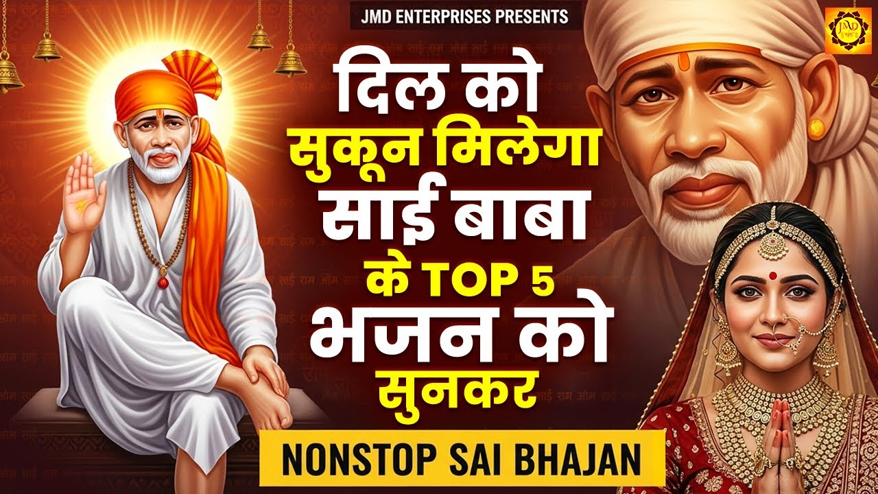 दिल को सुकून मिलेगा साई बाबा के Top 5 भजन को सुनकर | Nonstop Sai Bhajan | sai baba bhajan | Sai Song