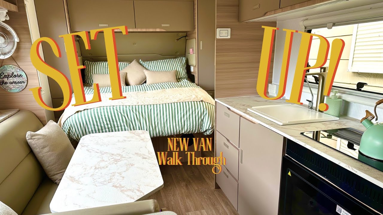 NEW VAN WALKTHROUGH ~ How we set up the inside of our Jayco Adventurer!