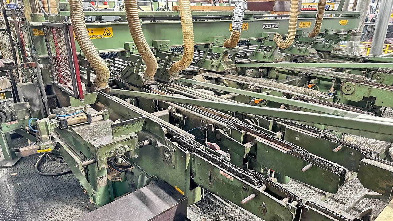 Diba Machinehandel l Kallfass FZA 6000 cross cutting, sorting and stacking line