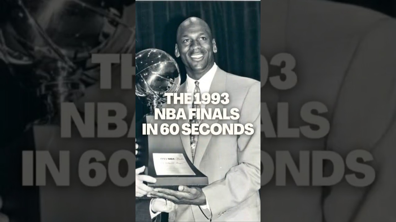 The 1993 NBA Finals in 60 Seconds Bulls vs Suns #Nba #Shorts #Basketball