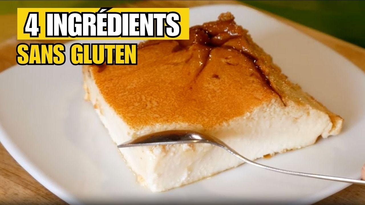 Le dessert le plus gourmand avec seulement 4 ingrédients ! 😋🍮 | Recette facile et sans gluten