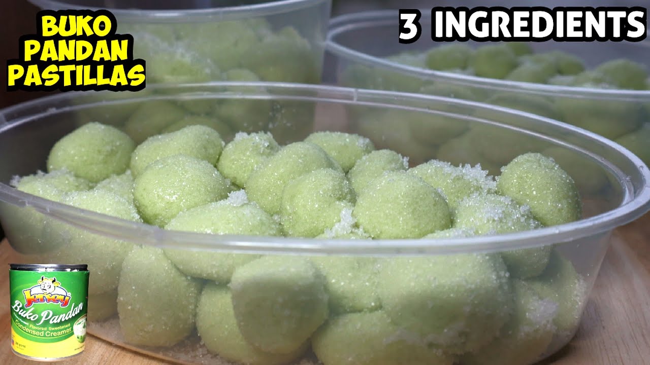 Buko Pandan Pastillas Recipe || Easy No Cook Buko Pandan Pastillas