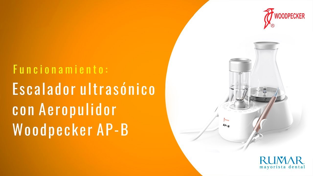 Escalador ultrasónico con Aeropulidor AP-B Woodpecker | Funcionamiento
