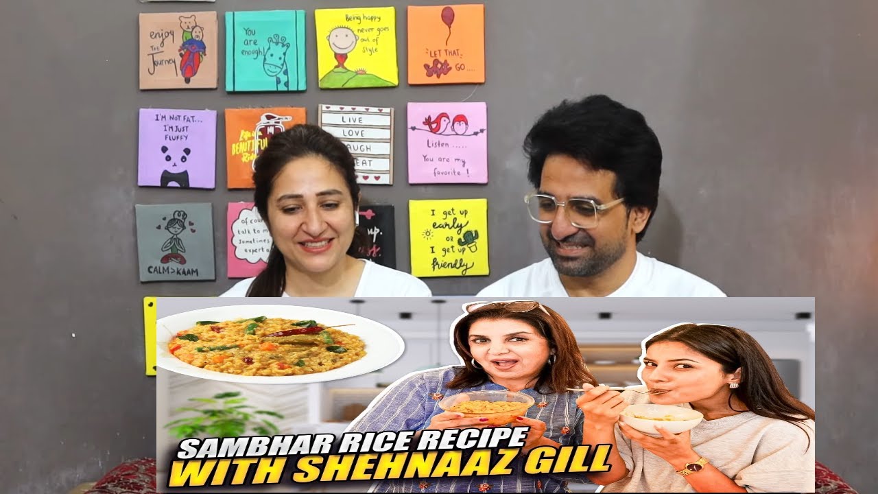 Pak Reacts to Shehnaaz Gill Ki Chatpati Baatein Aur Sambar Rice Ki Recipe