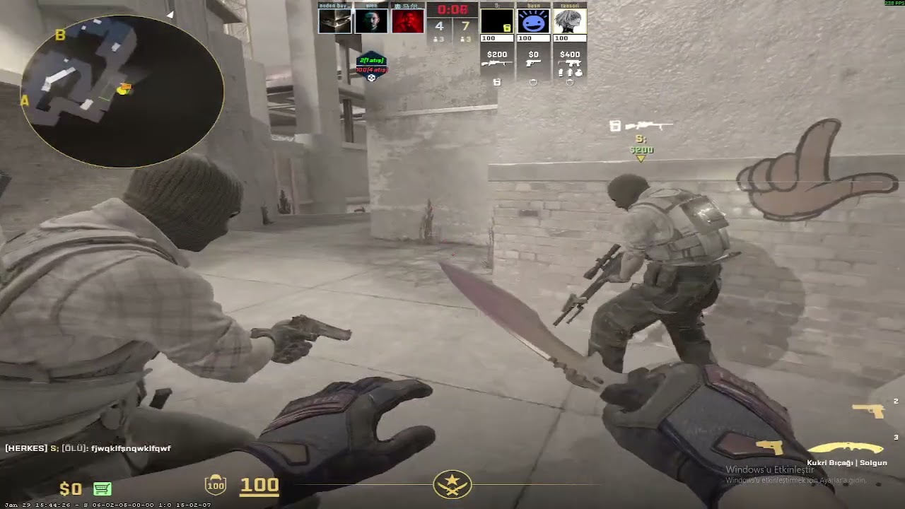 CS2 3v3 custom map öner farkıyla