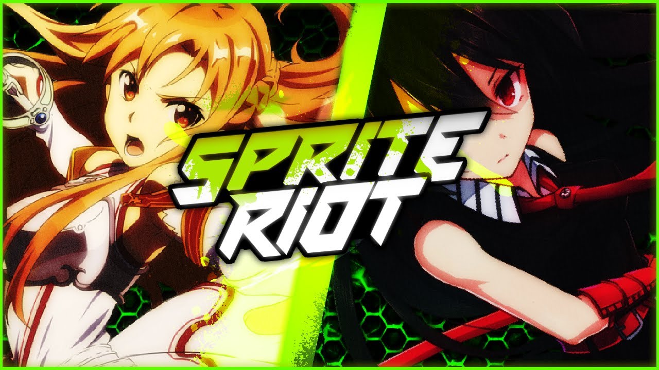 Sprite Riot - Akame vs Asuna | By Agar and Kirb-Crew