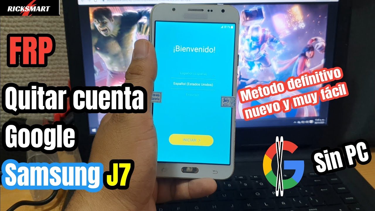 FRP J7 или удаление аккаунта Google для Samsung J7 новый эффективный метод для j700m 2022 и други...