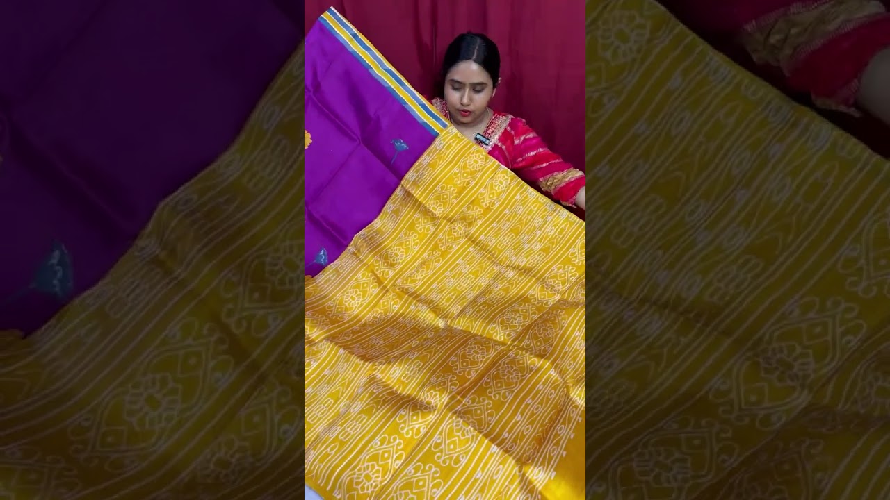 Printed Bishnupur silk sarees 
