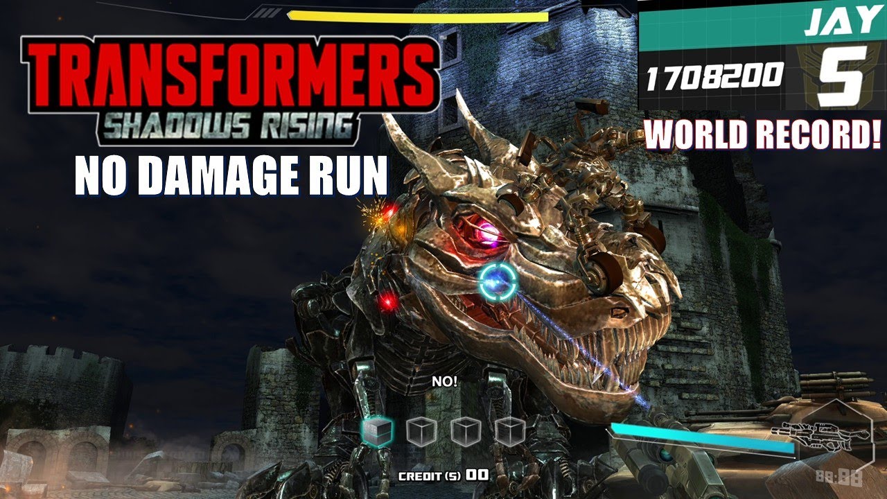 Transformers: Shadows Rising Arcade No Damage and 1.7M Score