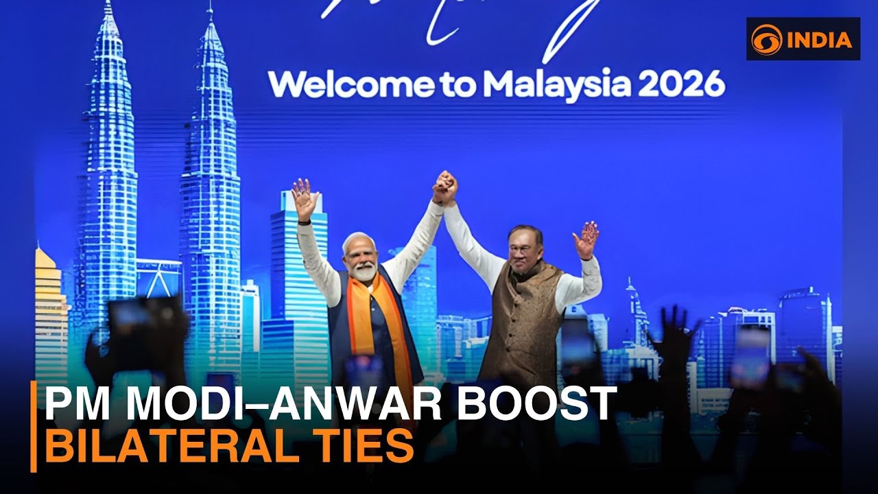 India–Malaysia Talks | PM Modi Thanks Anwar, India–Malaysia Ties Deepen | DD Newshour | 10 AM IST