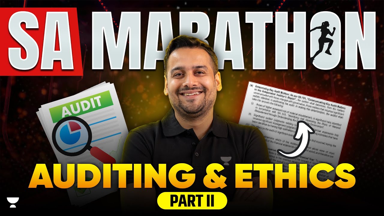 SA Audit Marathon | CA Inter September 25 | Auditing & Ethics | CA Ankit Oberoi