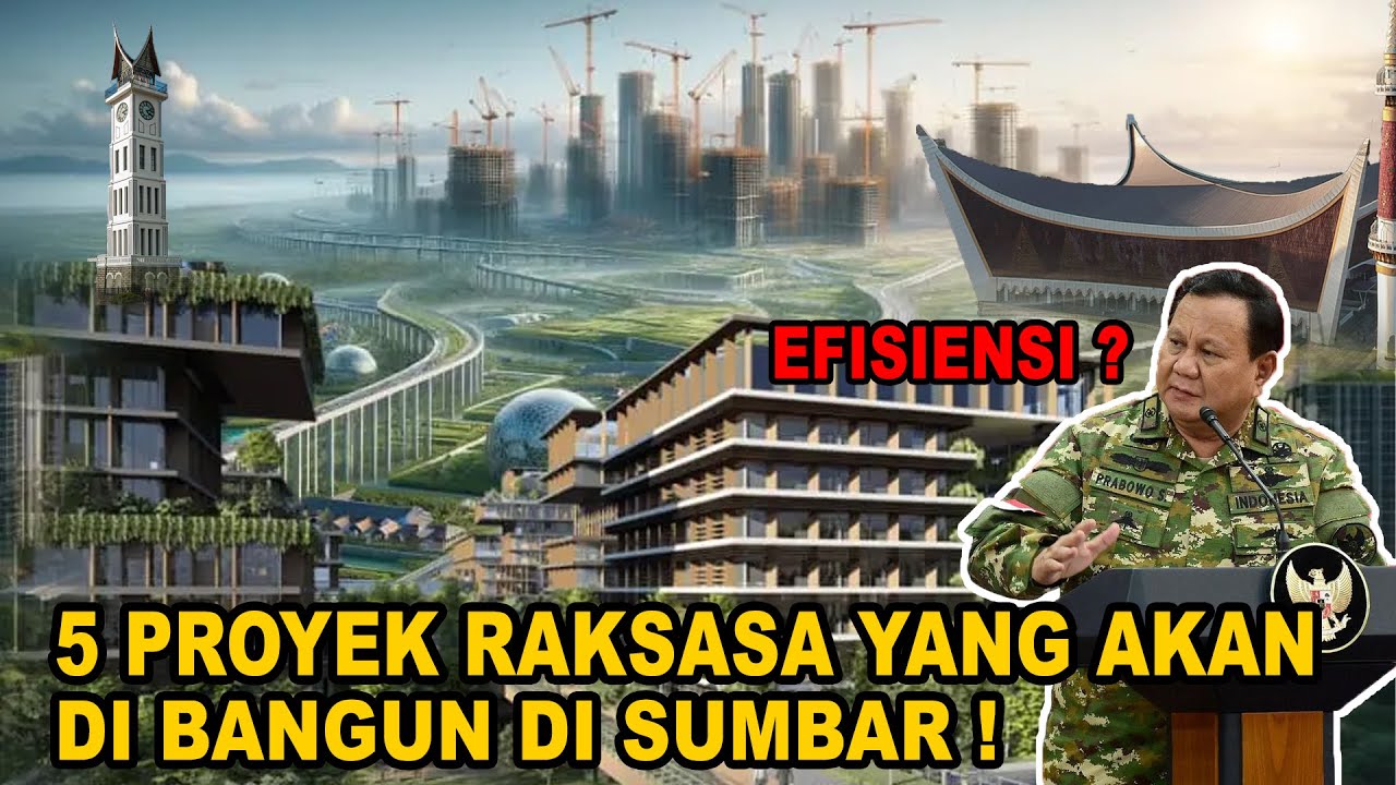 BERNILAI 10 TRILUN ! INILAH 5 PROYEK BESAR YANG AKAN DI BANGUN DI SUMATERA BARAT5