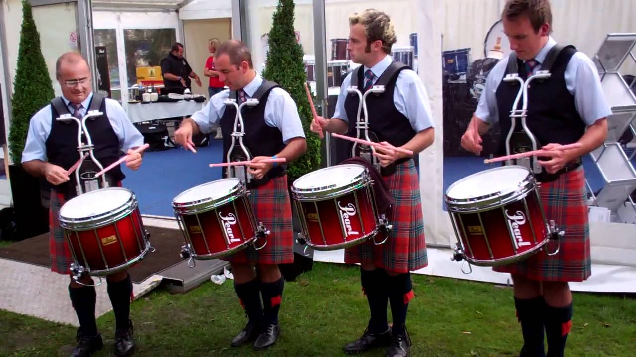 House of Edgar Shotts & Dykehead Caledonia Drum Corps Salute - World Pipe Band Championships 2011