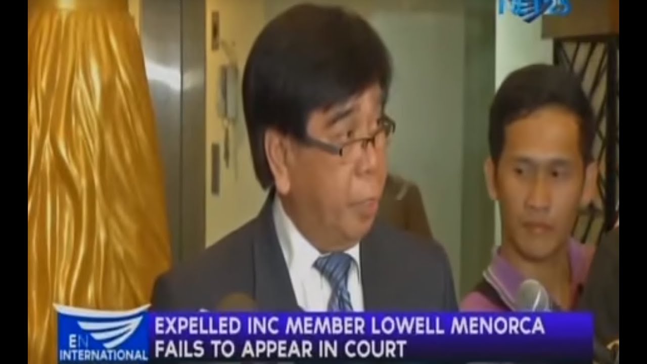 EXPELLED INC MEMBER LOWELL MENORCA FAILS TO APPEAR IN COURT