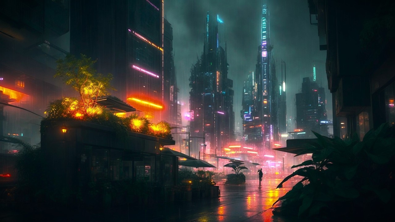 Neon Fadeout – Dystopian Atmospheric Dark Ambient – Postapocalyptic Ambient Journey