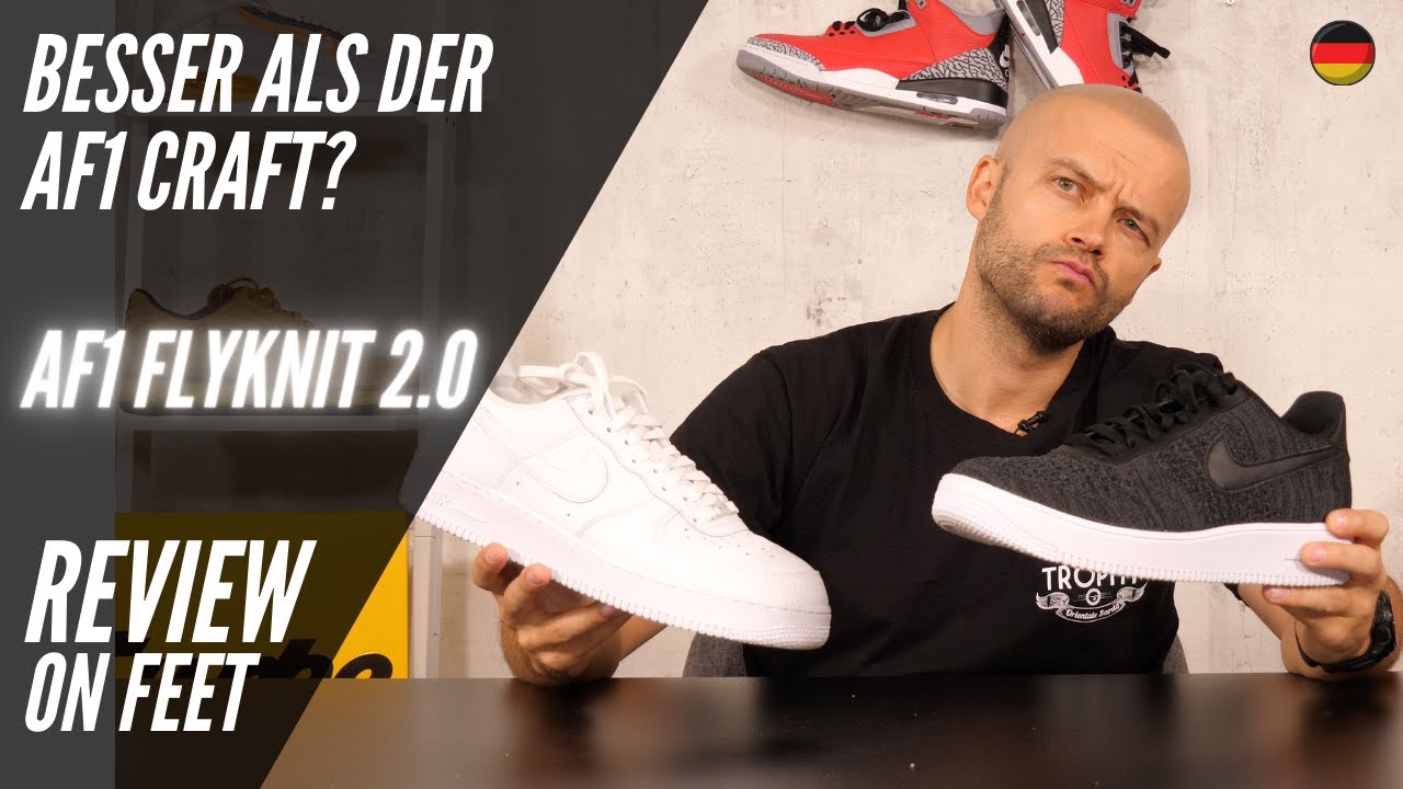 Besser als der Air Force 1 Craft? - Nike Air Force 1 Flyknit 2.0 - REVIEW / BEWERTUNG / ON FEET