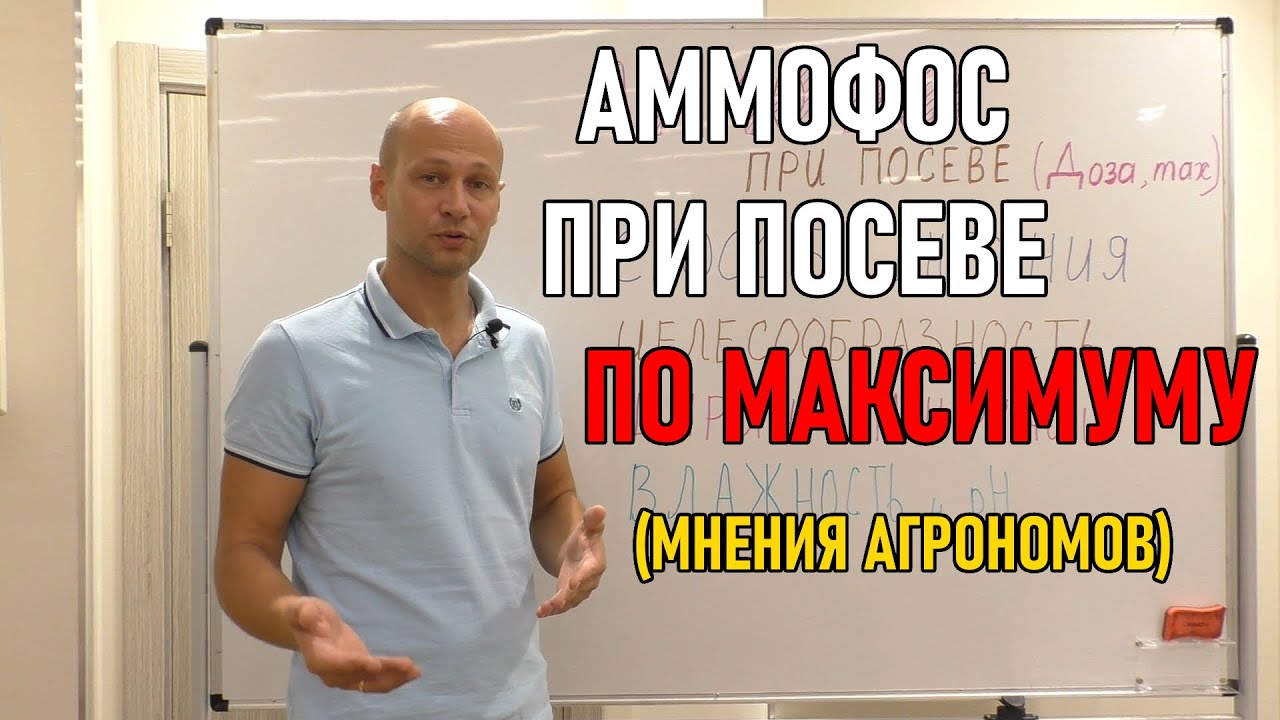 Максимальная доза аммофоса при посеве
