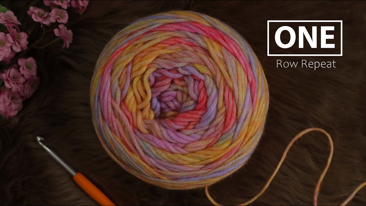 Just Released! One Row Crochet Stitch That Creates a Gorgeous Pattern Instantly!