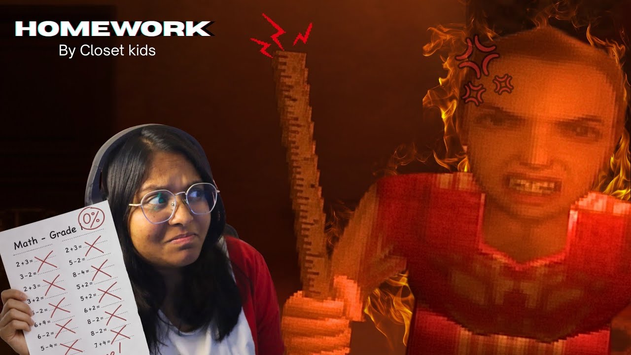 HOMEWORK - Indie Horror Game (Both Endings) | Hindi | Psychological Horror