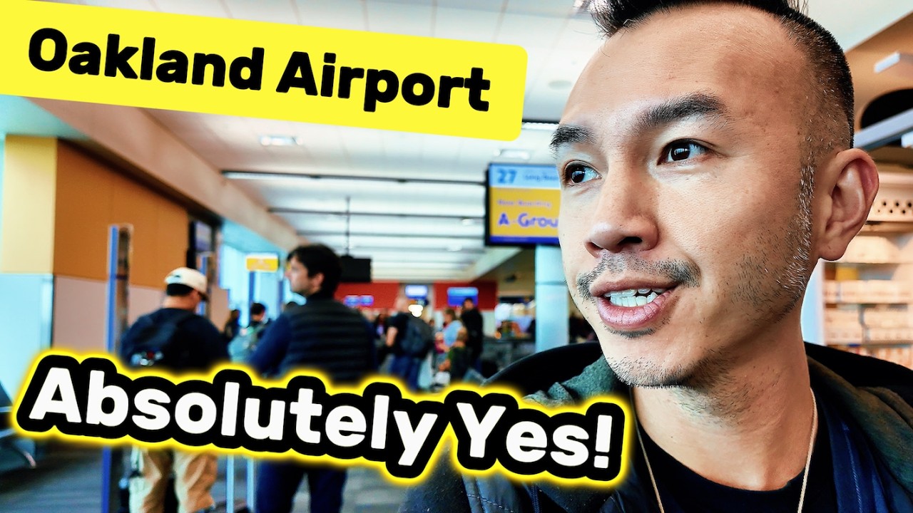 Oakland Airport: SF Bay Area's Best Kept Secret? ✈️ (Ultimate OAK & Public Transit Tour 🚆)